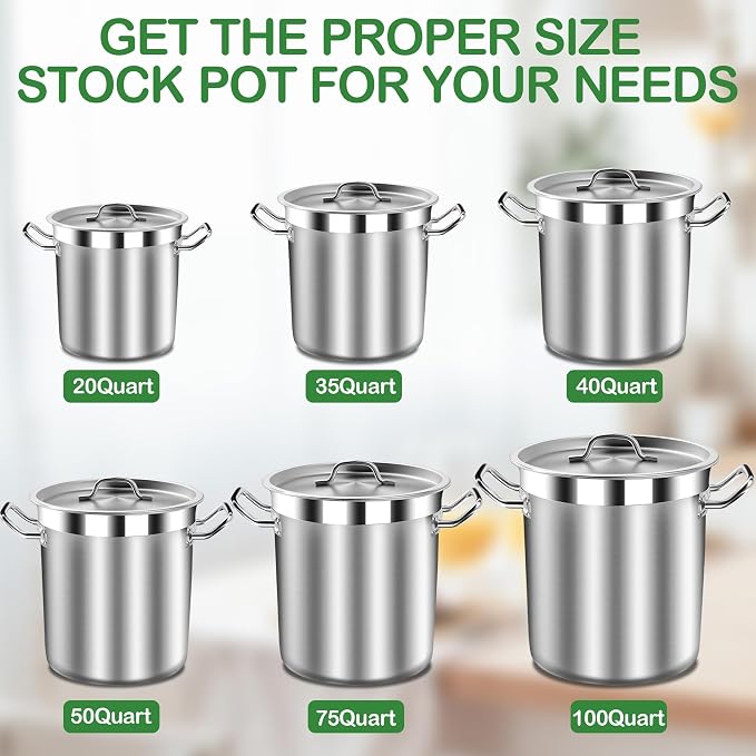 STOCKPOT Commercial Grade Large Stock Pot - Image 6