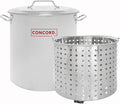 CONCORD Stainless Steel Stock Pot w/Steamer Basket. Cookware great by ConcordCookware