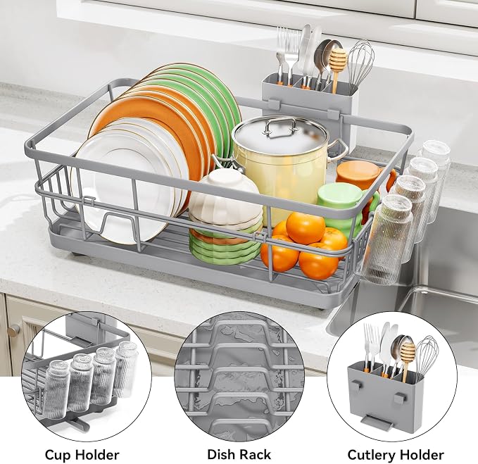 TOOLF Dish Drying Rack, Dish Racks - Image 5