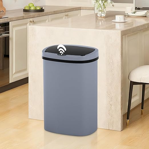 13 Gallon Trash Can | 50L Sensor Automatic Kitchen Trash Can by Home