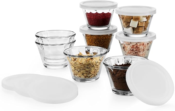Libbey Baker’s Basics 8-Piece Cupcake Party Glass Baking Dish Set by Libbey