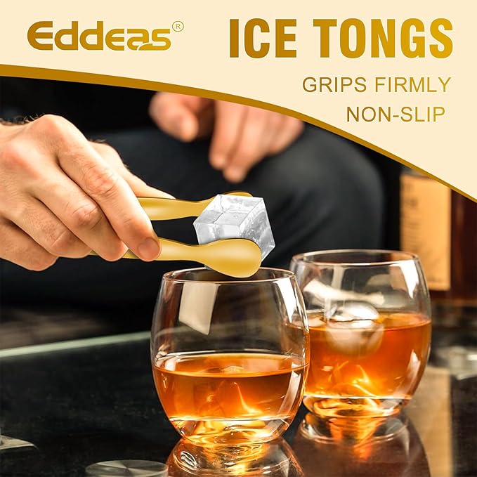 EDDEAS 12 PCS Small Serving Tongs, 4.3" Mini Gold Tongs, Coffee Bar, Tea Party - Image 3