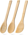 Wooden Spoons for Cooking, Wooden Spoon & Wooden Spatula, Bamboo Cooking by HEFILD