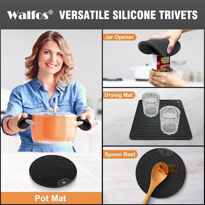 Walfos Silicone Trivet Mats - Image 3