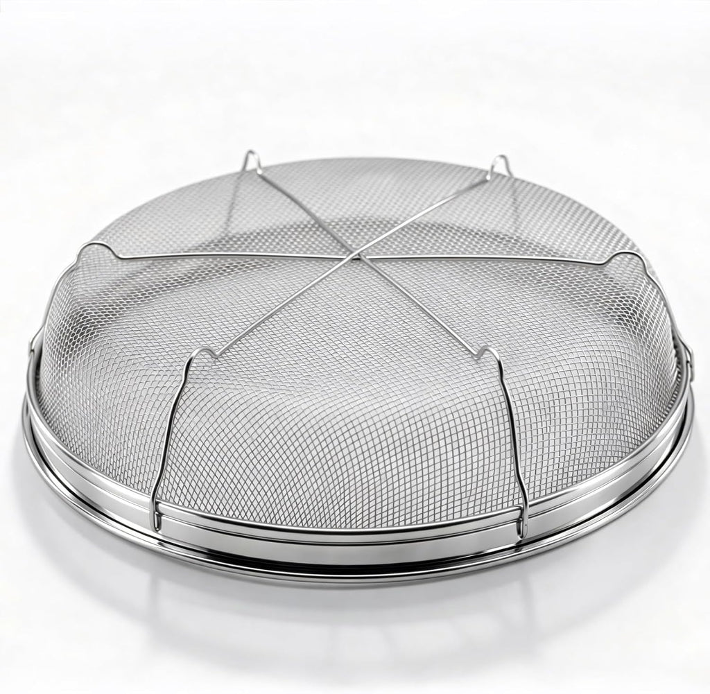 Fine Mesh Strainer for Kitchen, Stainless Steel Colander Bowl for