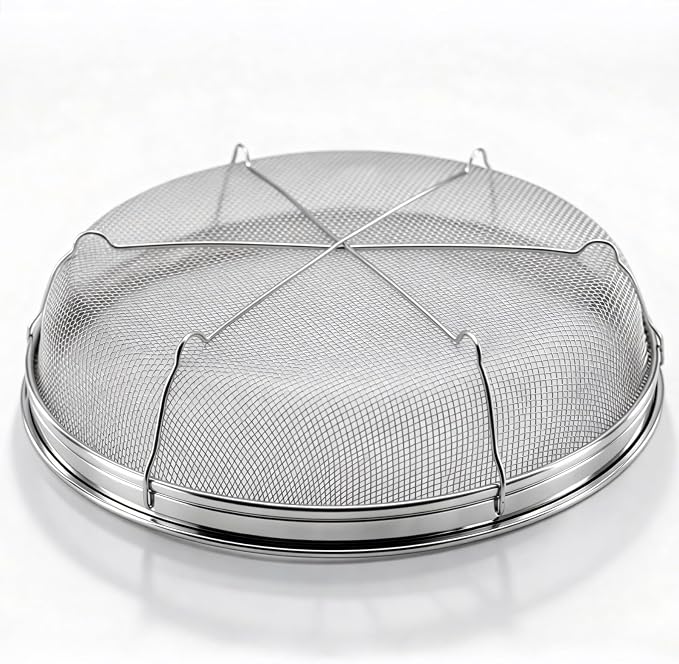 Fine Mesh Strainer for Kitchen, Stainless Steel Colander Bowl for Pasta - Image 2