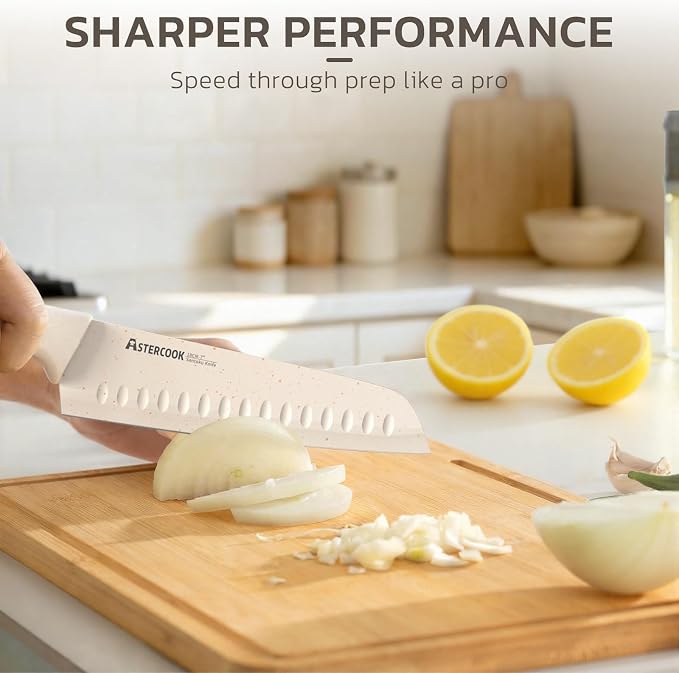 Astercook Knife Set, 15 Pieces Kitchen Knife Set - Image 4