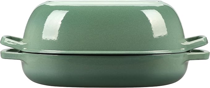 EDGING CASTING Enameled Cast Iron Oval Dutch Oven Pot - Image 4