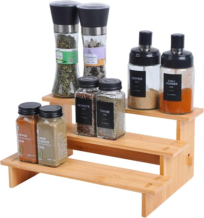 JinDoWin 3 Tiered Spice Rack Organizer - Image 7