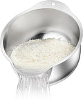 Rice Washer Strainer Bowl, Stainless Steel Washing Bowl by DOPMEPLifeHouse