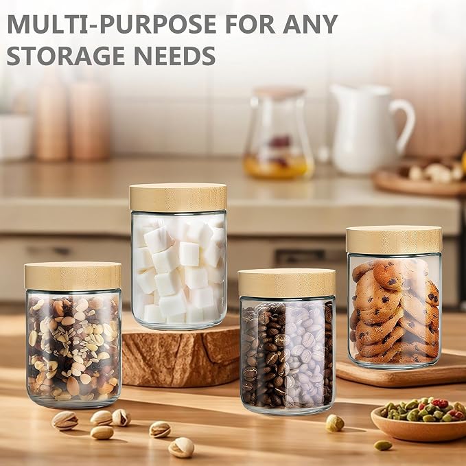 TBWIND 4 Pack 16oz Glass Jars - Image 9