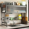 Hdrriozu Over the Sink Dish Drainer Drying Rack 3 Tier Over Sink Dish rack by Hdrriozu