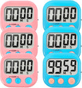 6 Pack Digital Kitchen Timer Small Classroom Timers by VOULOIR