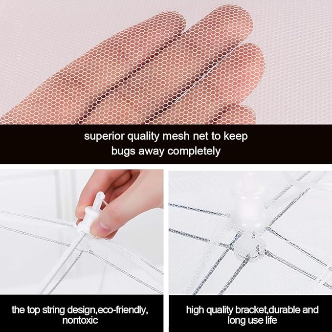 Pop-Up Outside Picnic Mesh Food Covers Tent Umbrella - Image 4