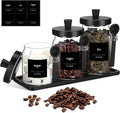 Suclain 3 Pcs Glass Coffee Container by Suclain