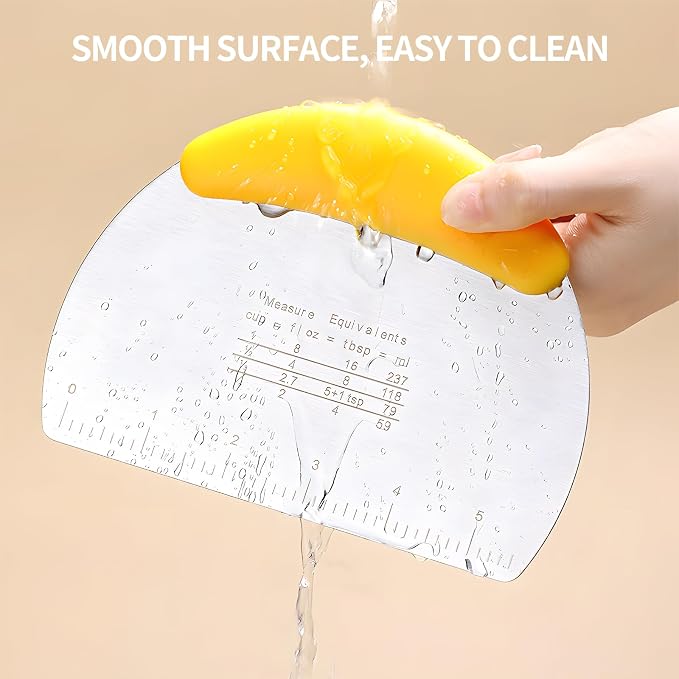 2pcs Semicircular Bench Scraper Cutter, Pastry Scraper - Image 6