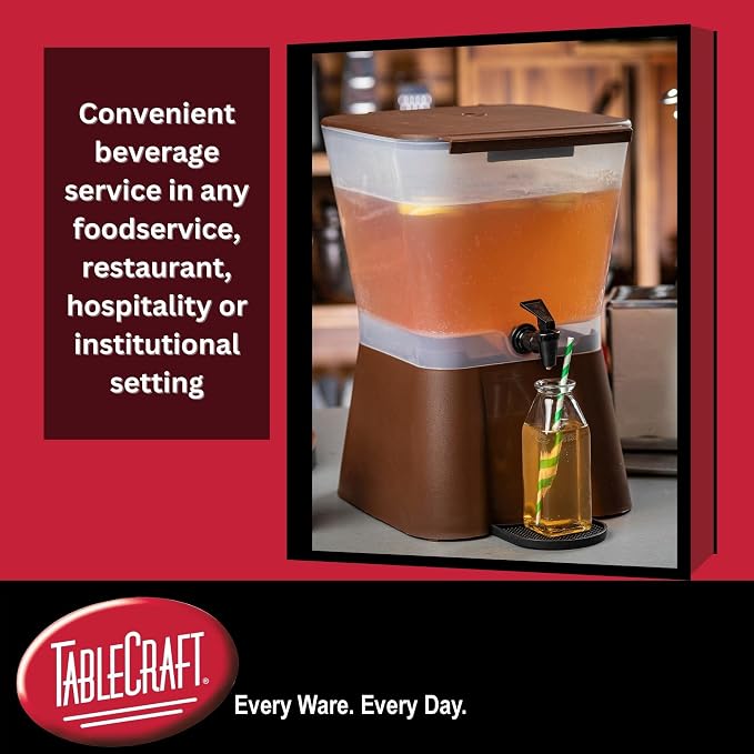 Tablecraft 3 Gal Slimline Beverage Dispenser - Image 3