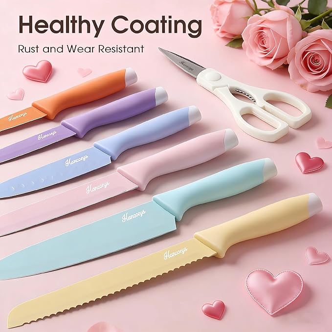 Knife Set, Stainless Steel Chef Knife Sets - Image 2