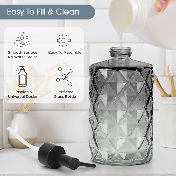 Topsky Glass Soap Dispenser - Image 2
