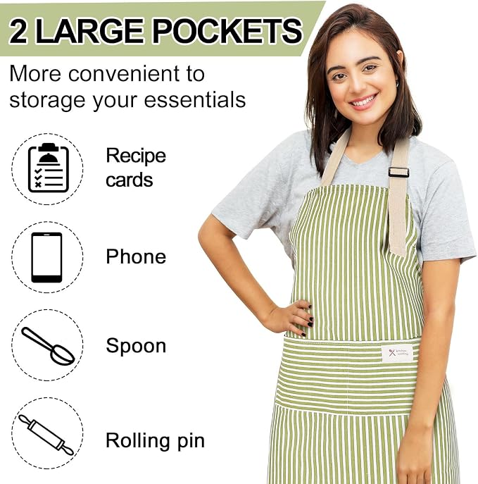 Janmercy 24 Pcs Aprons for Women Men - Image 6