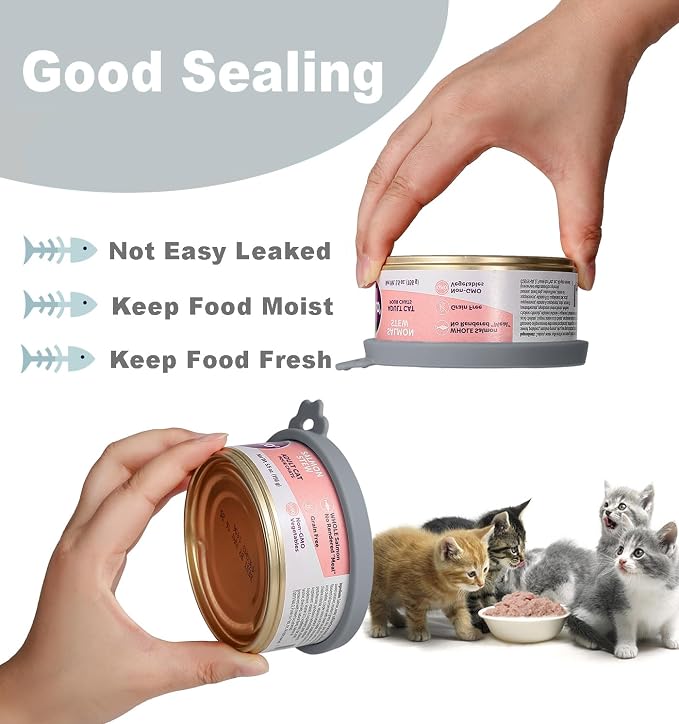 Comtim Cat Food Can Covers Lids - Image 5