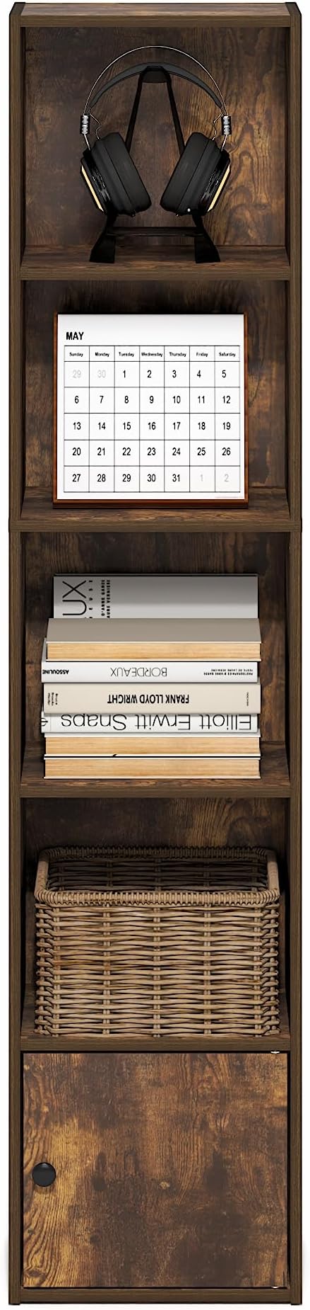 Furinno LUDER Book Shelf, 5-Tier Bookshelf - Image 5