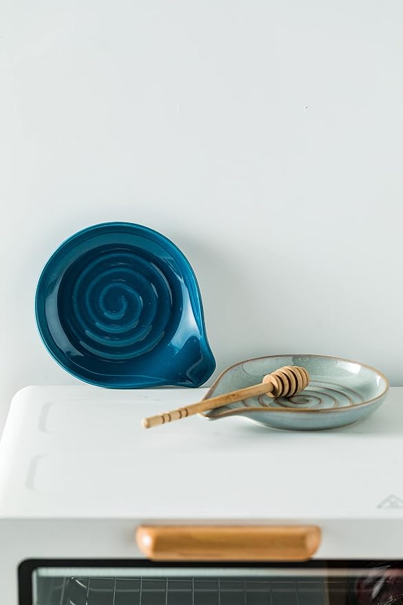 Spoon Holder, Ceramic Spoon Rest - Image 5
