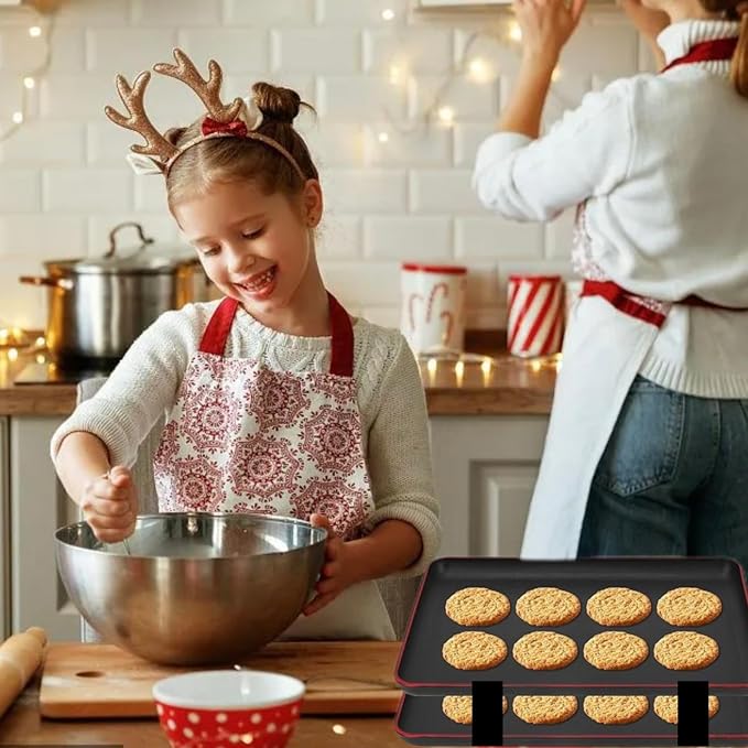 20 Piece Reusable Baking Tray Stacker, Space Saving Fixed Cookie Tray Stacker - Image 5