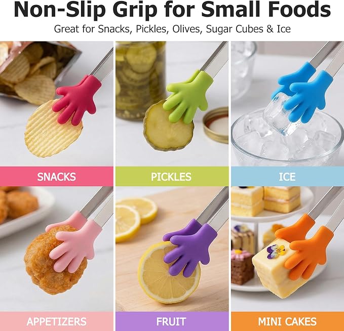 Shindel Small Tongs, Cute Kitchen Tool - Image 3