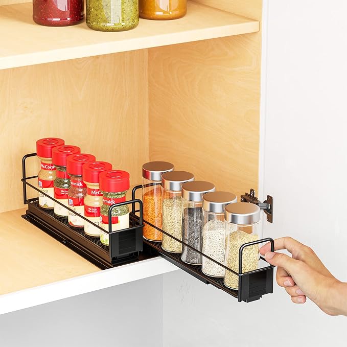 SpaceAid Pull Out Spice Rack Organizer - Image 5