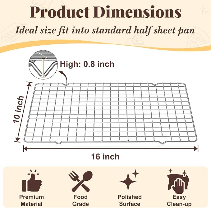 Cooling Racks for Cooking and Baking - Image 2