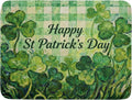 St Patrick's Day Shamrock Dish Drying Mat by Aytipun