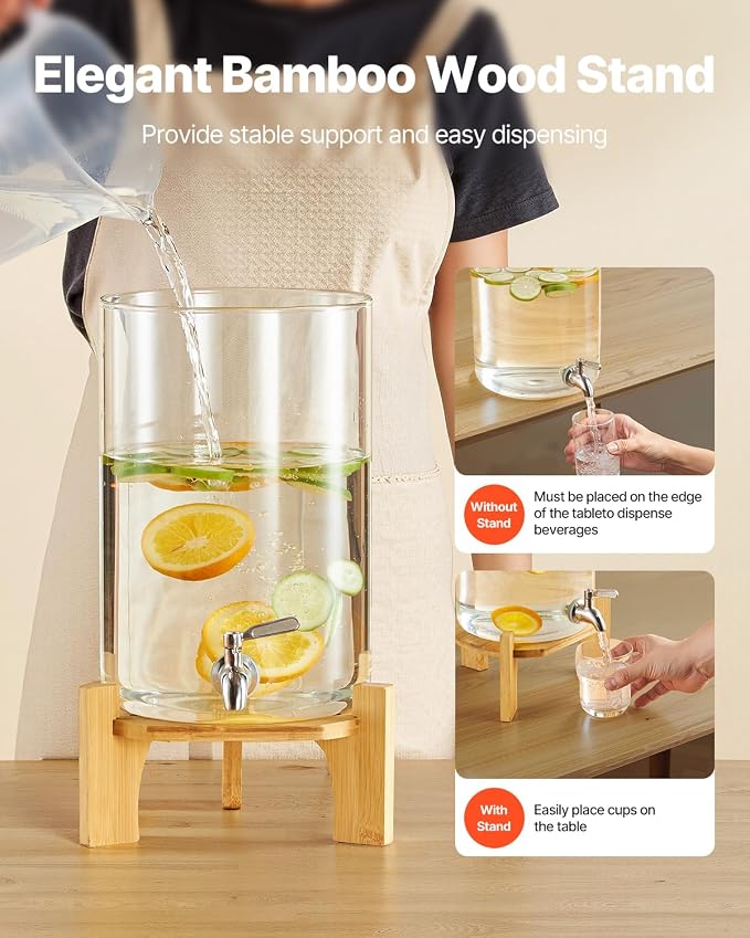 VEVOR Beverage Dispenser, 2.2 Gallon Drink Dispensers - Image 5