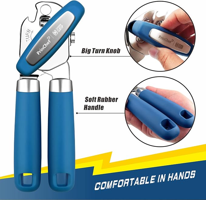 PrinChef Can Opener Manual, Can Tin Bottle Opener - Image 4