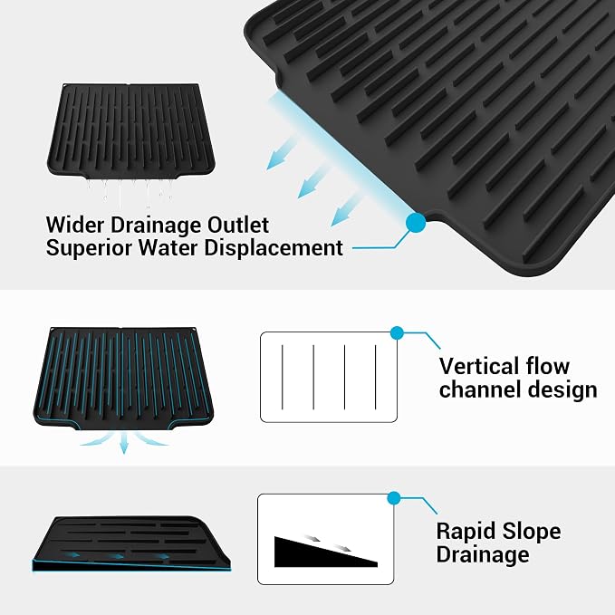 Foldable Silicone Dish Drying Mat - Image 3