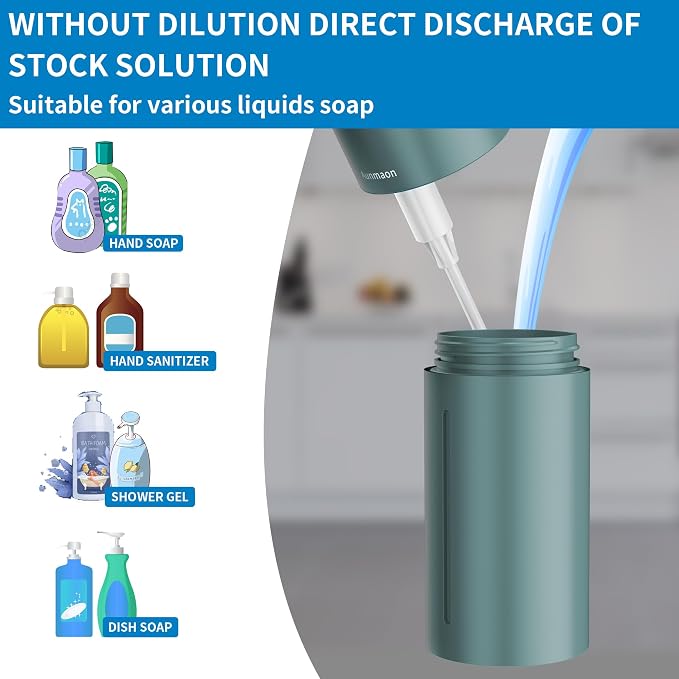 Aunmaon Automatic Soap Dispenser Touchless, Kitchen & Bathroom, Hands-Free - Image 3