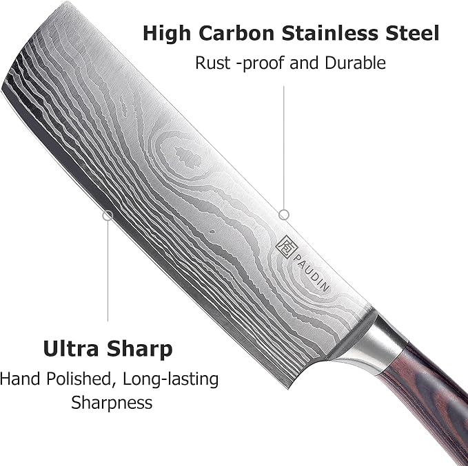 PAUDIN Nakiri Knife - Image 5