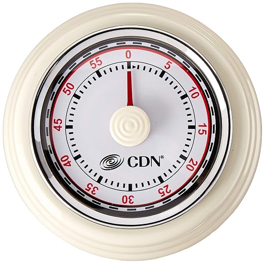 CDN Compact 60 Min Mechanical Timer-White - Image 2
