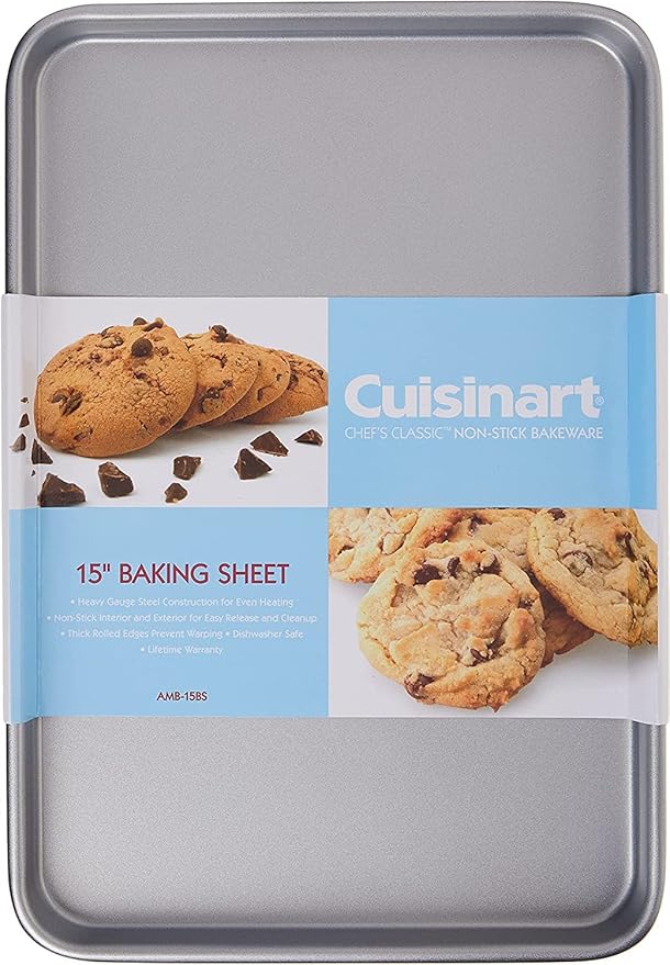 Cuisinart AMB-15BS 15-Inch Chef's Classic Nonstick Bakeware Baking Sheet - Image 6