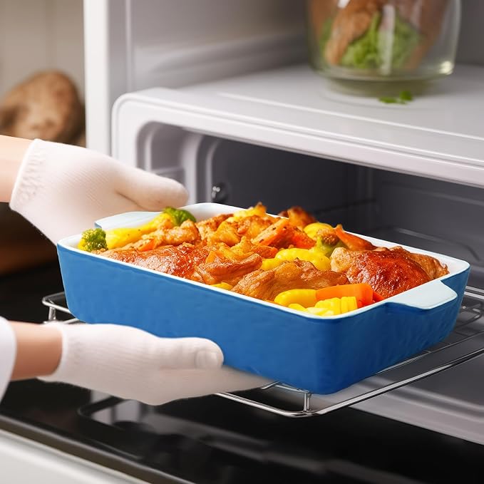 Casserole Dishes for Oven, Ceramic Baking Dishes, Lasagna Pan - Image 5