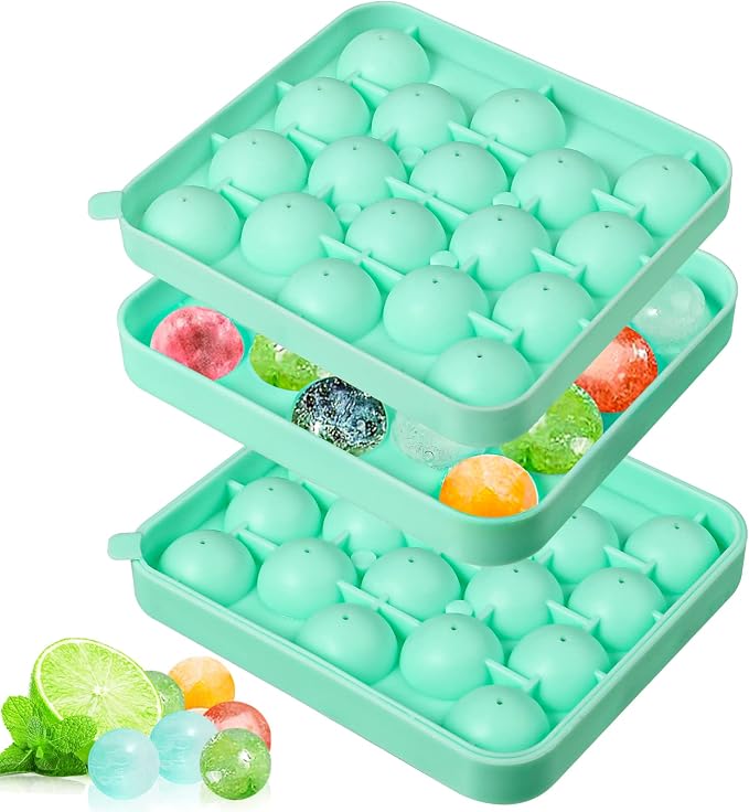 Webake 2 Pack Sphere Ice Cube Trays - Image 7