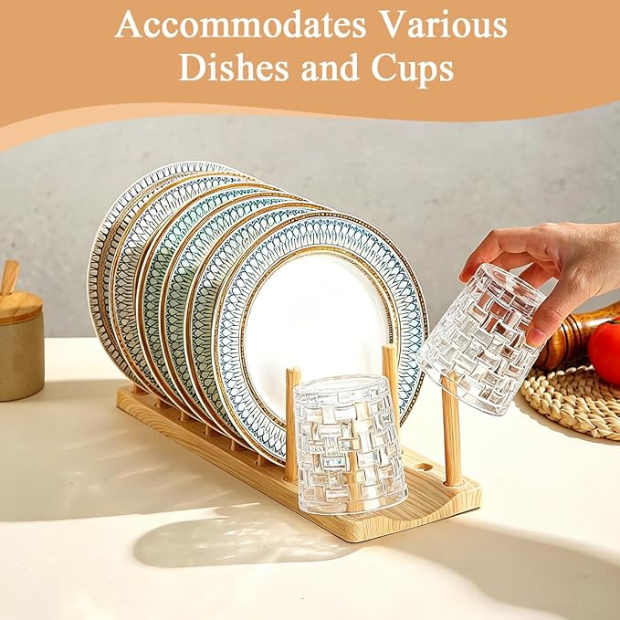 HOMQUEN Pot Lid Organizer, Sturdy Plastic Pan Lid Organizer Rack, 8 Adjustable - Image 4