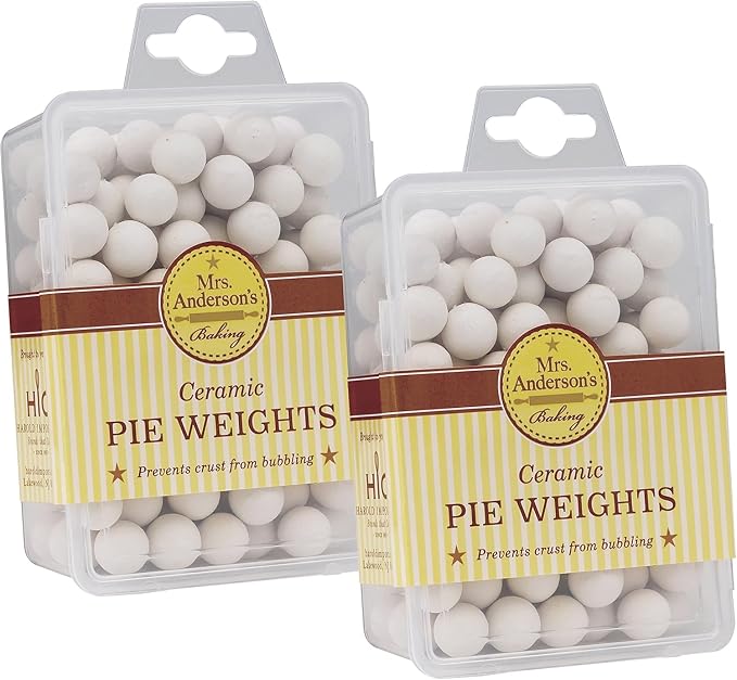 Mrs. Anderson's Baking Ceramic Pie Crust Weights, Natural Stoneware, by MrsAndersonsBaking