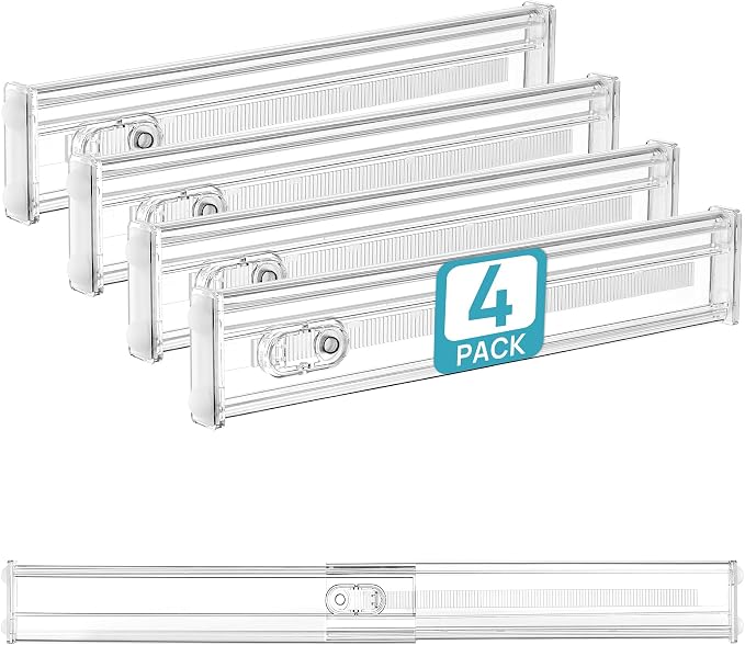 Vtopmart 4 Pack 2.36" Short Upgrade Drawer Dividers by Vtopmart