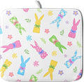 Easter Dish Drying Mat for Kitchen Counter Cute Bunny Floral Holiday Microfiber by Unknown