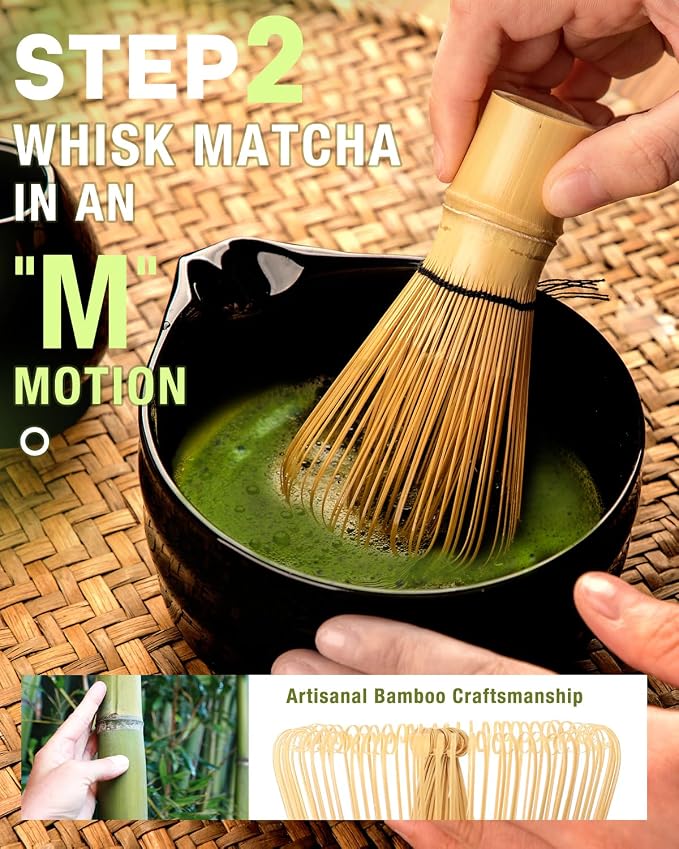 Black Matcha Whisk Set - Image 6