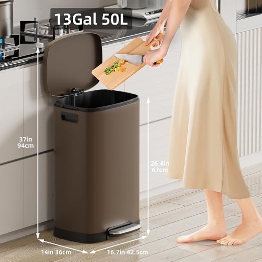 KUK 13 Gallon Kitchen Trash Can - Image 2
