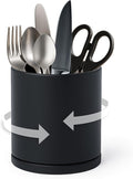 D'vine Dev 360° Rotating Utensil Holder – 5" Kitchen Utensil Crock by DvineDevPlanterPotsandStand