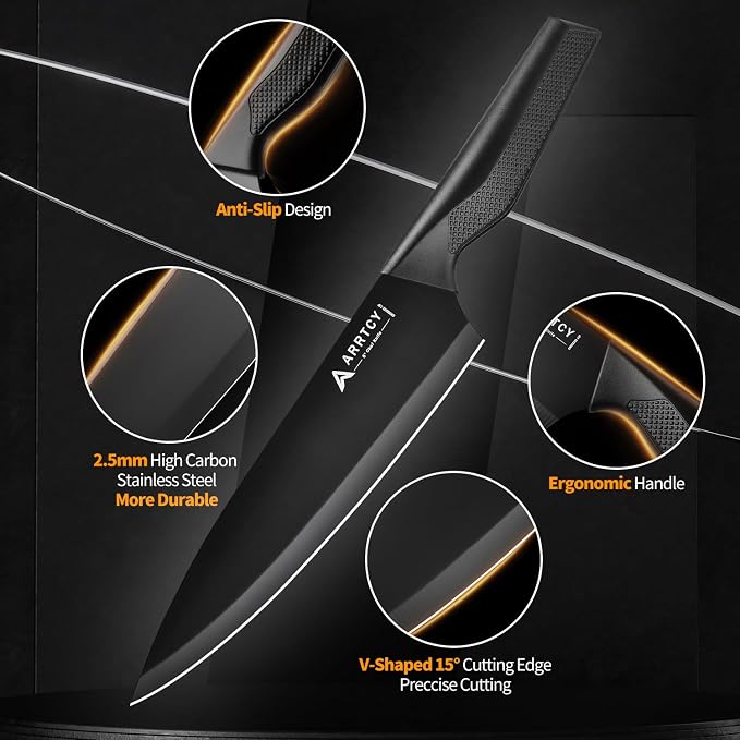 Knife Set with Block - Image 3