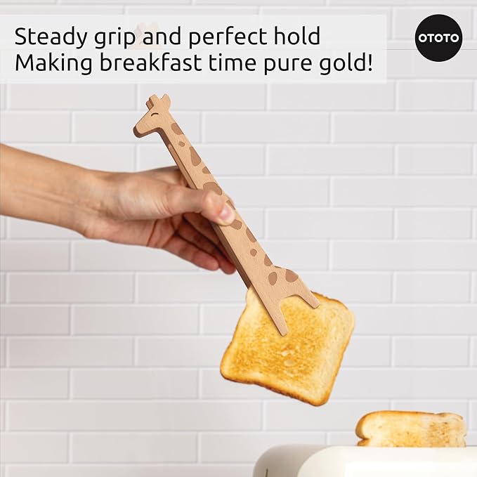 NEW OTOTO Jerry the Giraffe Toaster Tongs - Image 4